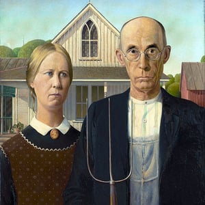 American Gothic – Grant Wood, image courtesy of Wikimedia Commons