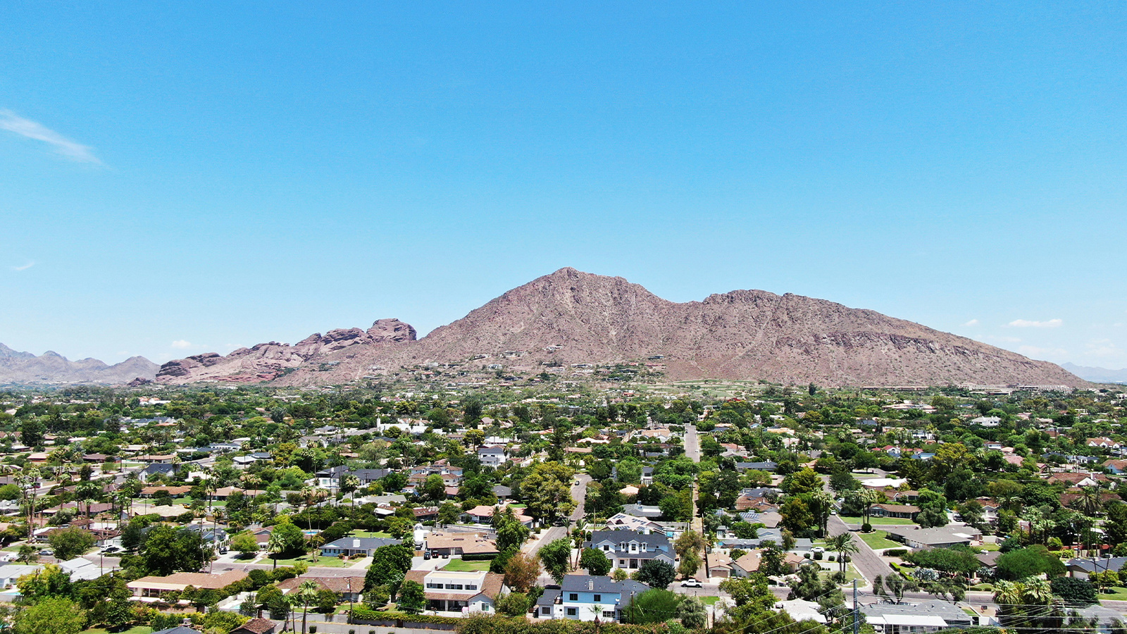 An image of Camelback Mountain in Phoenix
