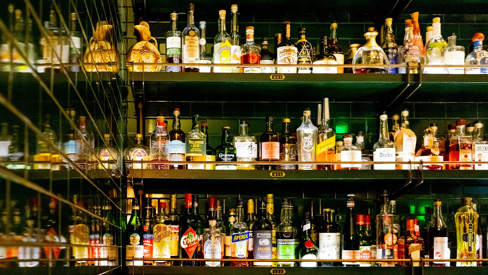 Interior of a cocktail bar in Portland Oregon