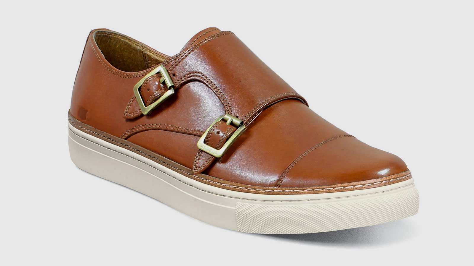 Florsheim Press Cap Toe Double Monk Sneakers