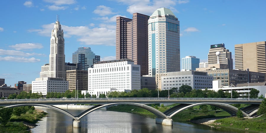Skyline of Columbus