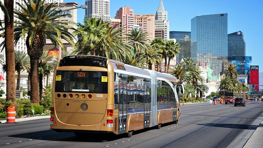 SDX bus in Las Vegas