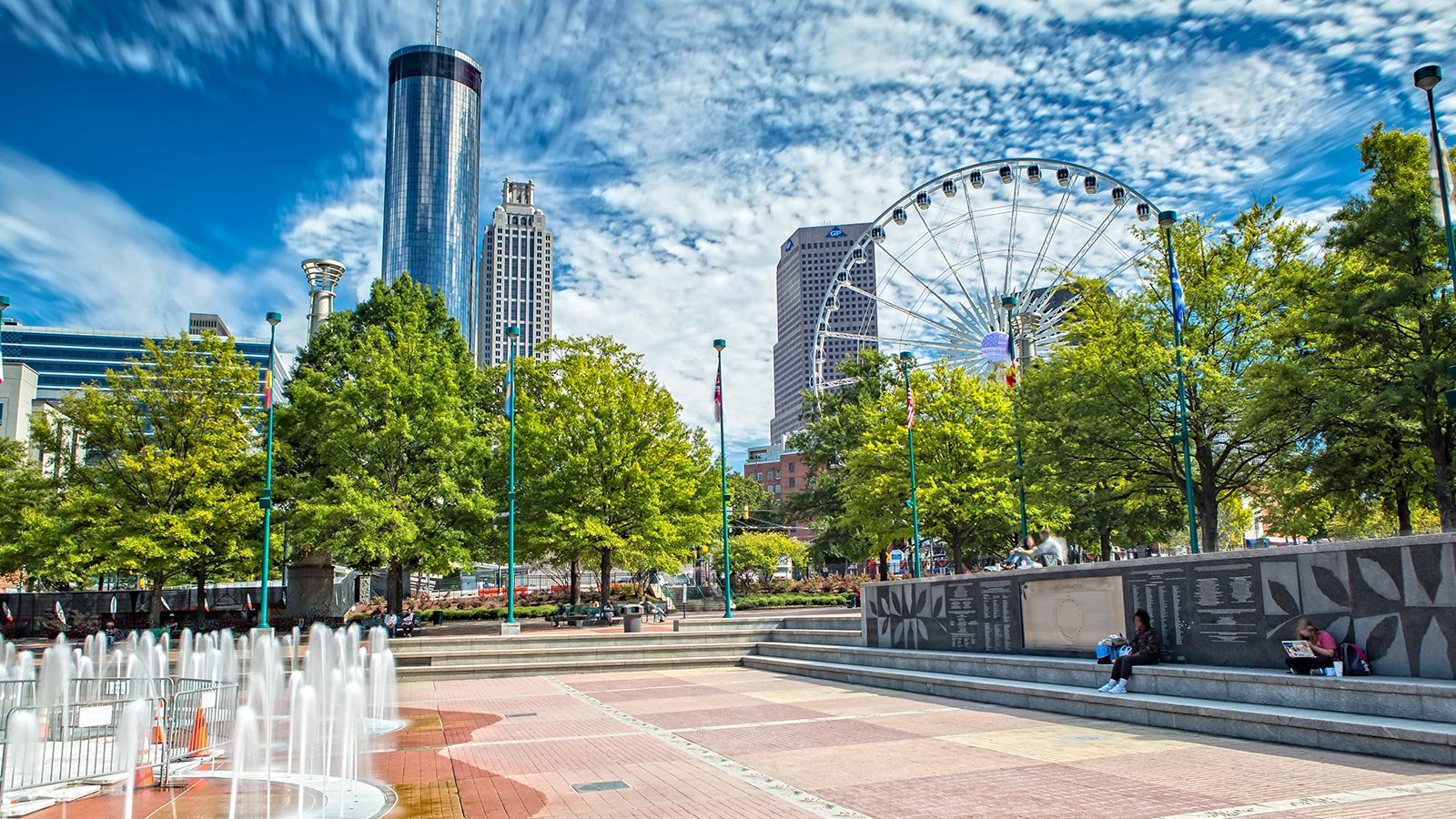View of Atlanta from Olympic Centennial Park