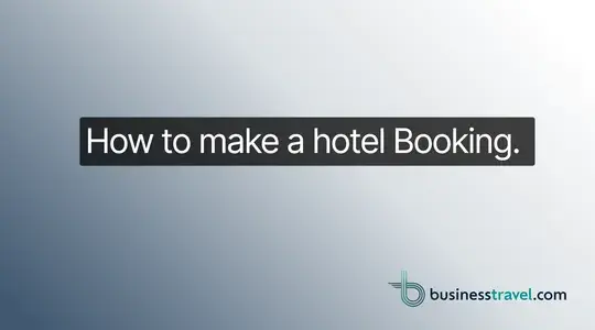 How to make a Hotel Booking