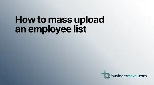How to mass upload an employee list